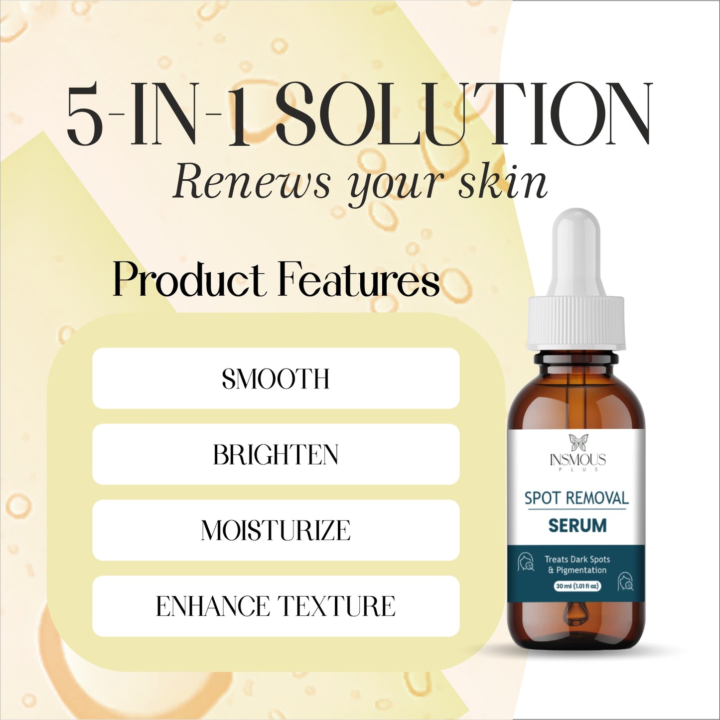 Dark Spot Corrector Serum – Advanced Spot Removal for Face & Body – Fades Dark Spots, Age Spots, Sun Spots & Acne Marks – Brightening & Even Skin Tone