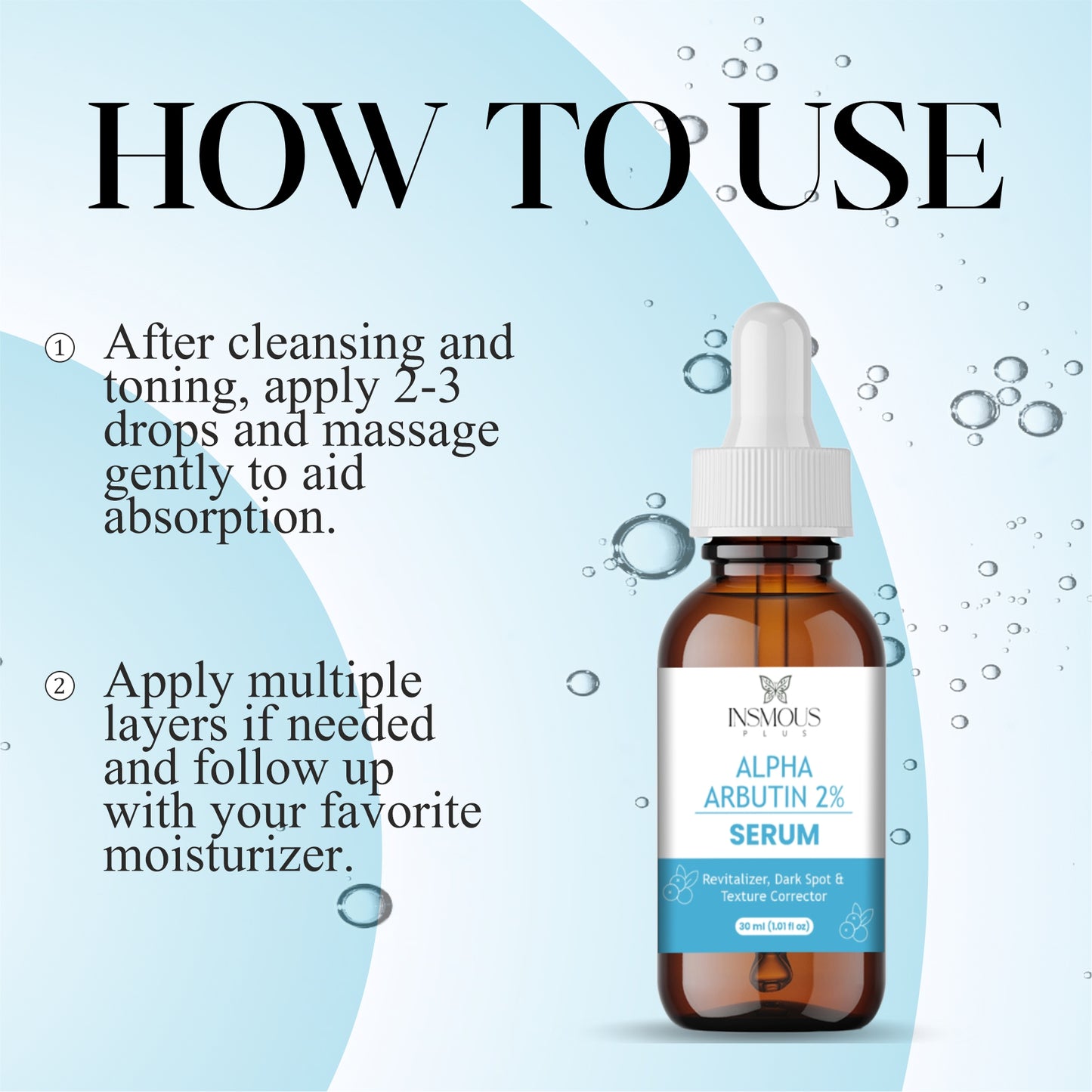 2% Alpha Arbutin Serum for Face – Dark Spot Corrector, Hyperpigmentation Treatment, Skin Brightening & Even Tone – Lightweight, Hydrating Formula with Hyaluronic Acid – 30ml