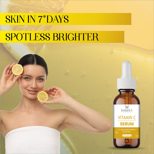 Vitamin C Serum for Face – Anti-Aging & Brightening Facial Serum with Hyaluronic Acid, Vitamin E & Ferulic Acid – Dark Spot Corrector, Wrinkle & Fine Line Reducer